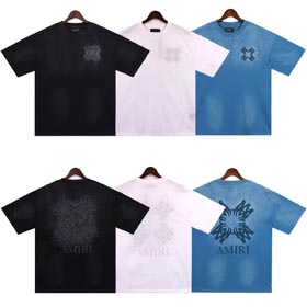Amiri Sternenhimmel Graffiti Brief T-Shirt-1618  