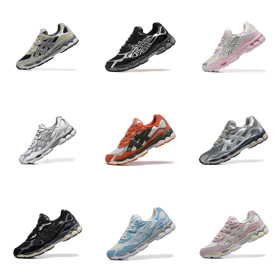 ASiCS GEL-NYC Wildleder Mesh stoßdämpfende und verschleißfeste Low-Top Laufschuhe-2859