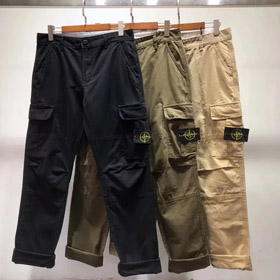 STONE ISLAND Mikro Logo Multi-Taschen Casual Hose Overalls-2896