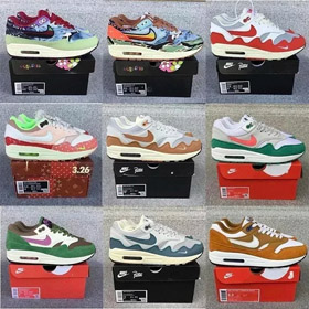 Patta Nike Air Max 1 Monarch Retro Low Top Casual Laufschuhe-2915