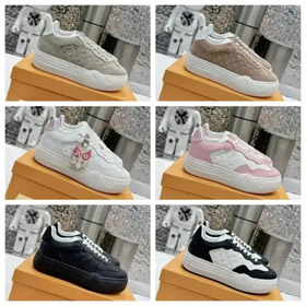 LOUIS VUITTON LV Groovy Rundleder Casual Low-Top Sneakers-2943