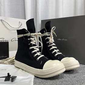 RICK OWENS/RO Runde Zehe Spitze-up leichte High-Top Sneakers-2957