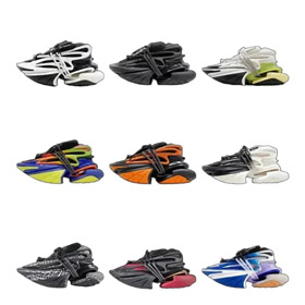 BALMAIN Einhorn Leder verschleißfeste Low-Top Casual Schuhe-3000